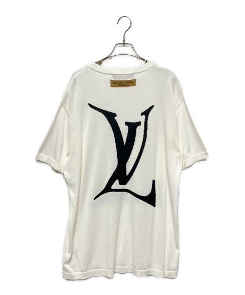 LOUIS VUITTON（ルイ ヴィトン）LOUIS VUITTON (ルイ ヴィトン) End Goal Knit Tee ホワイト サイズ:Lの古着・服飾アイテム