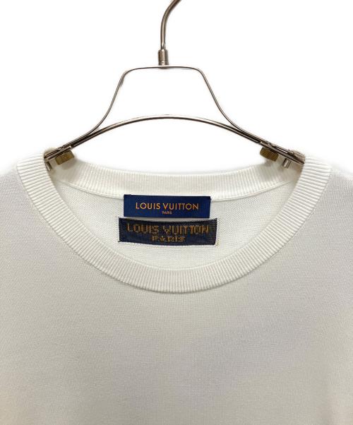 LOUIS VUITTON（ルイ ヴィトン）LOUIS VUITTON (ルイ ヴィトン) End Goal Knit Tee ホワイト サイズ:Lの古着・服飾アイテム