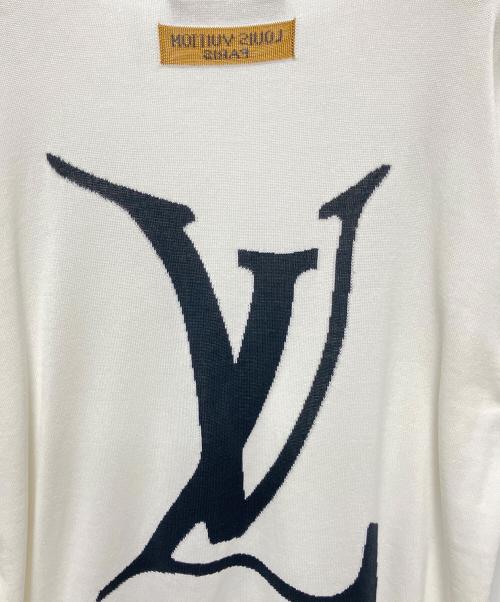 LOUIS VUITTON（ルイ ヴィトン）LOUIS VUITTON (ルイ ヴィトン) End Goal Knit Tee ホワイト サイズ:Lの古着・服飾アイテム