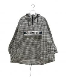 Christian Dior（クリスチャン ディオール）の古着「BEE刺繍アノラックパーカー」｜ブラック×ホワイト