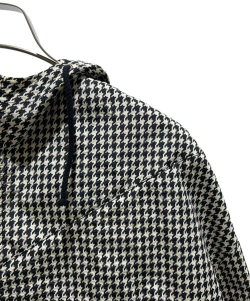 Christian Dior（クリスチャン ディオール）Christian Dior (クリスチャン ディオール) BEE刺繍アノラックパーカー ブラック×ホワイト サイズ:Sの古着・服飾アイテム