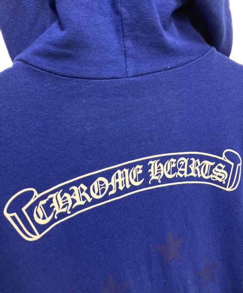 CHROME HEARTS（クロムハーツ）CHROME HEARTS (クロムハーツ) ジップパーカー ブルー サイズ:Lの古着・服飾アイテム