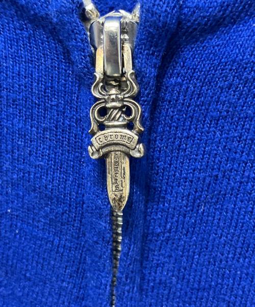 CHROME HEARTS（クロムハーツ）CHROME HEARTS (クロムハーツ) ジップパーカー ブルー サイズ:Lの古着・服飾アイテム