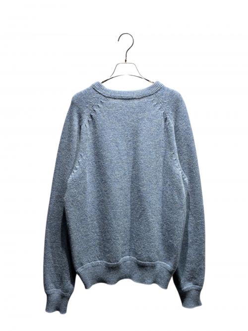 DIOR HOMME（ディオール オム）Dior Homme (ディオール オム) フロントロゴニット　21AW　143M657AT296 スカイブルー サイズ:XLの古着・服飾アイテム