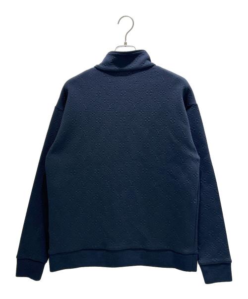 LOUIS VUITTON（ルイ ヴィトン）LOUIS VUITTON (ルイ ヴィトン) モノグラム ジップアップジャケット ネイビー サイズ:Mの古着・服飾アイテム