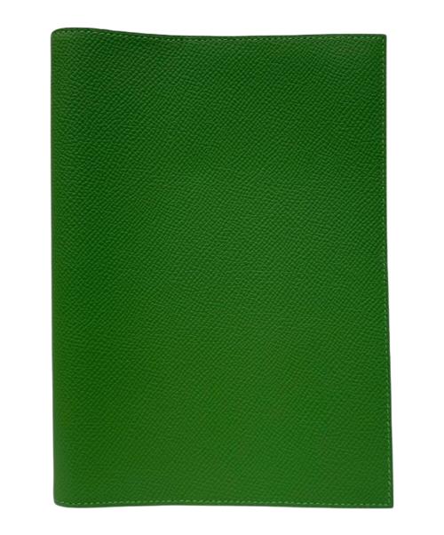 HERMES（エルメス）HERMES (エルメス) B刻印 グローブトロッター アジェンダカバー グリーンの古着・服飾アイテム
