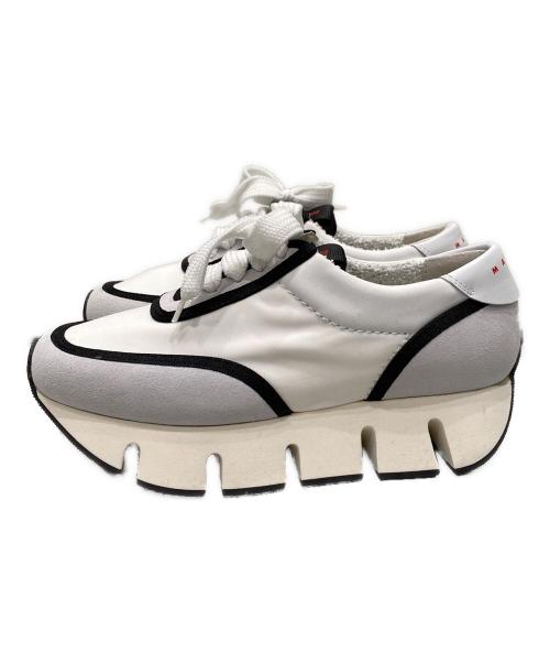 MARNI（マルニ）MARNI (マルニ) BIG FUT ビックフット 厚底 スニーカー ホワイト サイズ:38の古着・服飾アイテム