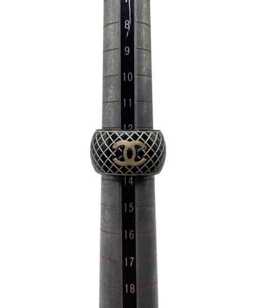 CHANEL（シャネル）CHANEL (シャネル) カメリアリング ブラック サイズ:13号の古着・服飾アイテム