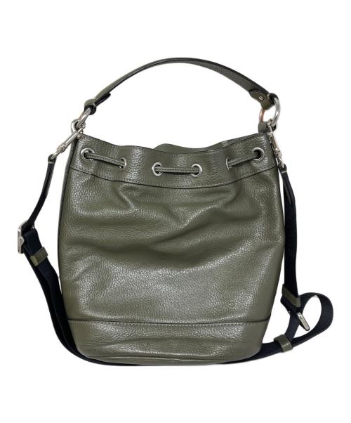 COACH（コーチ）COACH (コーチ) COACH デンプシードローストリングバケットバッグ オリーブの古着・服飾アイテム