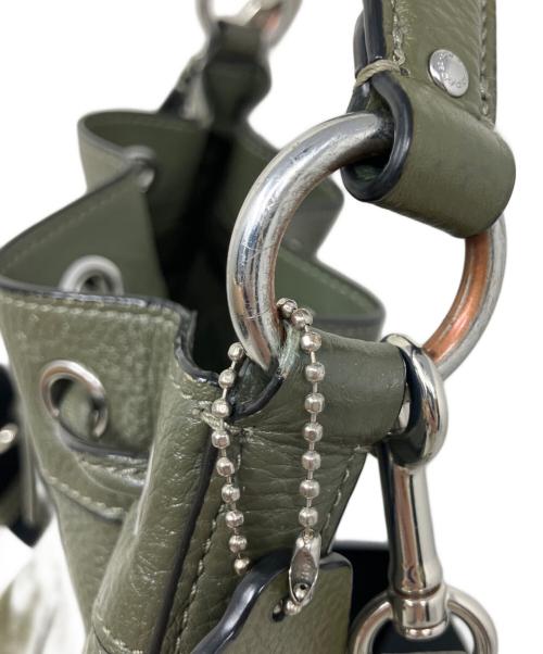 COACH（コーチ）COACH (コーチ) COACH デンプシードローストリングバケットバッグ オリーブの古着・服飾アイテム