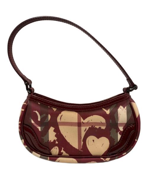 BURBERRY（バーバリー）BURBERRY (バーバリー) ミニポーチ レッドの古着・服飾アイテム