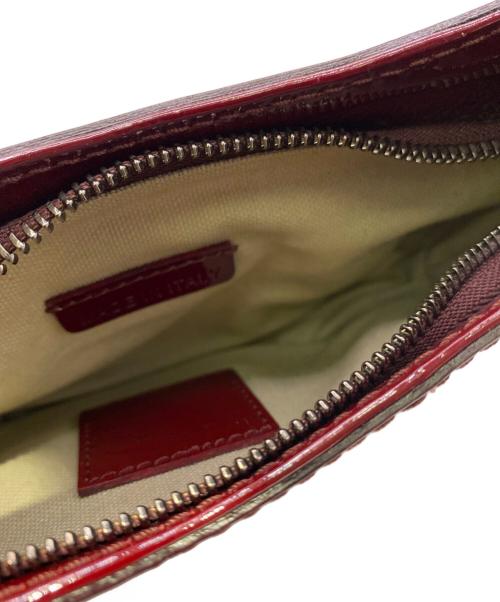 BURBERRY（バーバリー）BURBERRY (バーバリー) ミニポーチ レッドの古着・服飾アイテム