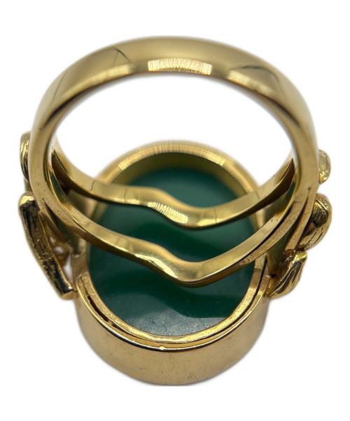 NO BRAND（ノーブランド）NO BRAND (ノーブランド) カメオリング/K18/ストーンカメオ×ダイヤモンド サイズ:52の古着・服飾アイテム