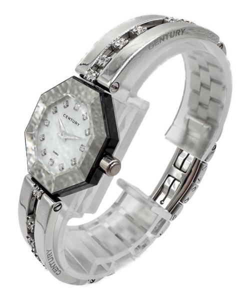 CENTURY（センチュリー）CENTURY (センチュリー) Time Gem タイムジェム 12Pダイヤ 23mm/シェル文字盤 シェル文字盤 サイズ:23.0㎜/16.0㎝の古着・服飾アイテム