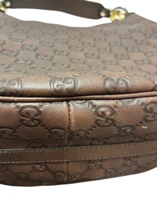 GUCCI（グッチ）GUCCI (グッチ) ワンショルダーバッグ/232962 ダークブラウン サイズ:-の古着・服飾アイテム