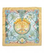 HERMESエルメス）の古着「カレ90」｜イエロー×オレンジ