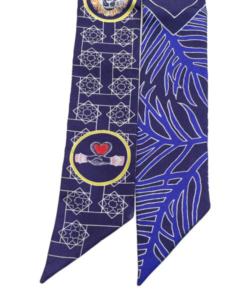 HERMES（エルメス）HERMES (エルメス) ツィリー/La Danse des Amazones/アマゾンのダンス ブルーの古着・服飾アイテム