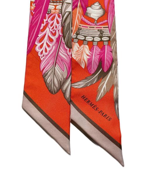 HERMES（エルメス）HERMES (エルメス) ツィリー/DANSE PACIFIQUE（ダンスパシフィック） ピンクの古着・服飾アイテム