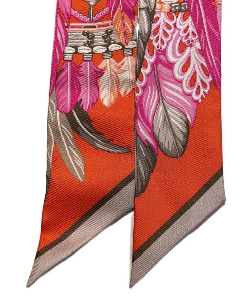 HERMES（エルメス）HERMES (エルメス) ツィリー/DANSE PACIFIQUE（ダンスパシフィック） ピンクの古着・服飾アイテム