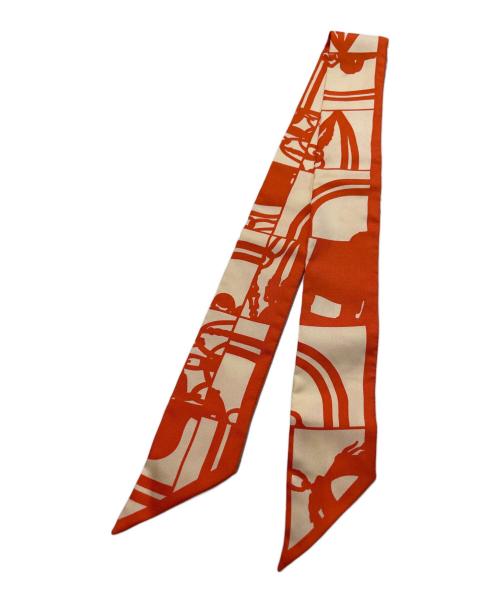 HERMES（エルメス）HERMES (エルメス) ツィリー/BRIDES DE GALA オレンジの古着・服飾アイテム