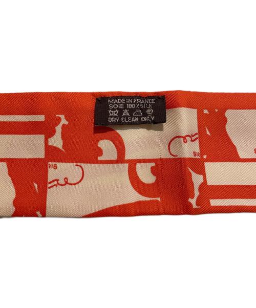 HERMES（エルメス）HERMES (エルメス) ツィリー/BRIDES DE GALA オレンジの古着・服飾アイテム