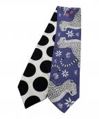 HERMESエルメス）の古着「マキシツィリー/ LES LEOPARDS/レオパード」｜ブルー