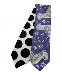 HERMES（エルメス）の古着「マキシツィリー/ LES LEOPARDS/レオパード」｜ブルー