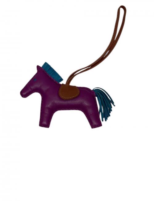 HERMES（エルメス）HERMES (エルメス) ロデオMM/チャーム アネモネ×ブルーイズミール×フォーブ サイズ:MMの古着・服飾アイテム