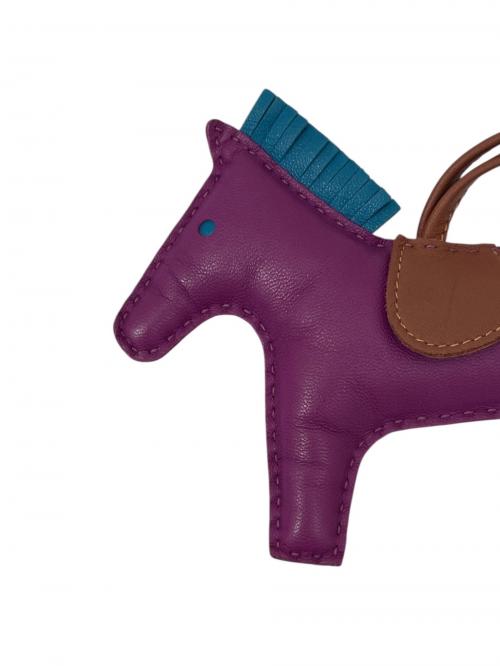 HERMES（エルメス）HERMES (エルメス) ロデオMM/チャーム アネモネ×ブルーイズミール×フォーブ サイズ:MMの古着・服飾アイテム