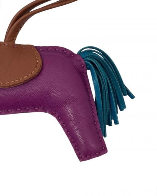 HERMES（エルメス）HERMES (エルメス) ロデオMM/チャーム アネモネ×ブルーイズミール×フォーブ サイズ:MMの古着・服飾アイテム