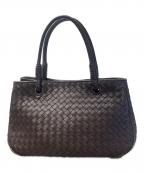 ）の古着「イントレチャート/サッチェル ハンドバッグ」｜ブラウン