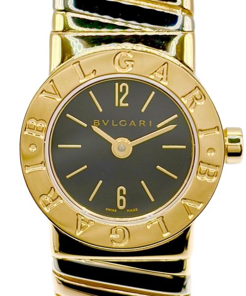 BVLGARI（ブルガリ）BVLGARI (ブルガリ) トゥボガス BB192T 黒文字盤 サイズ:19mm/15cmの古着・服飾アイテム