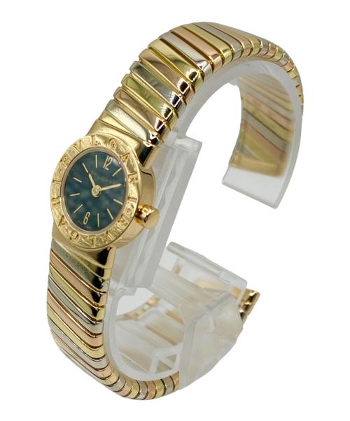 BVLGARI（ブルガリ）BVLGARI (ブルガリ) トゥボガス BB192T 黒文字盤 サイズ:19mm/15cmの古着・服飾アイテム