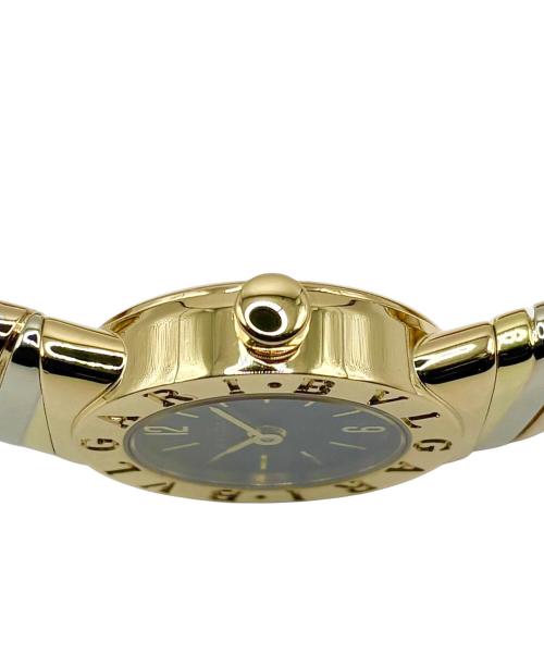 BVLGARI（ブルガリ）BVLGARI (ブルガリ) トゥボガス BB192T 黒文字盤 サイズ:19mm/15cmの古着・服飾アイテム