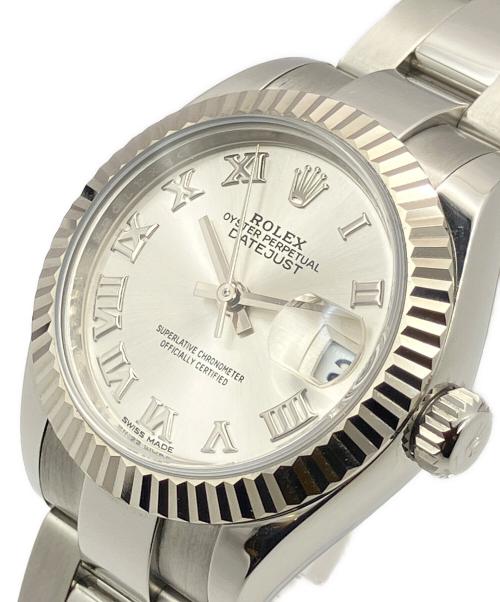 ROLEX（ロレックス）ROLEX (ロレックス) Lady Datejust 28 レディ デイトジャスト 28mm Ref.279174 シルバー文字盤 シルバー文字盤 サイズ:28mmの古着・服飾アイテム