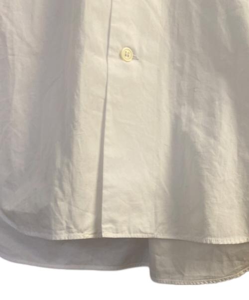 BLACK COMME des GARCONS（ブラックコムデギャルソン）BLACK COMME des GARCONS (ブラックコムデギャルソン) 丸襟リボンシャツ ホワイト サイズ:Ｓの古着・服飾アイテム