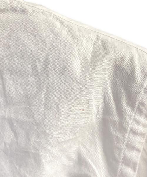 BLACK COMME des GARCONS（ブラックコムデギャルソン）BLACK COMME des GARCONS (ブラックコムデギャルソン) 丸襟リボンシャツ ホワイト サイズ:Ｓの古着・服飾アイテム