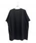 MM6 Maison Margiela (エムエムシックスメゾンマルジェラ) オーバーサイズプリントTシャツ ブラック サイズ:Ｓ：9000円