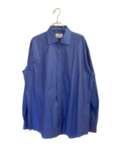 HERMES（エルメス）HERMES (エルメス) セリエカフスボタンドレスシャツ ネイビー サイズ:41の古着・服飾アイテム