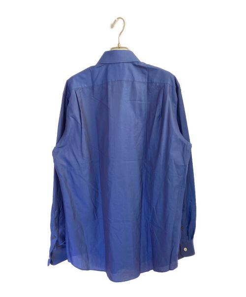 HERMES（エルメス）HERMES (エルメス) セリエカフスボタンドレスシャツ ネイビー サイズ:41の古着・服飾アイテム
