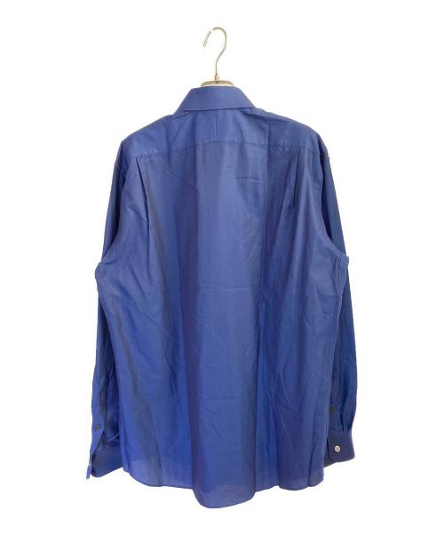 HERMES（エルメス）HERMES (エルメス) セリエカフスボタンドレスシャツ ネイビー サイズ:41の古着・服飾アイテム