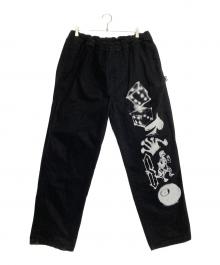 stussy（ステューシー）の古着「Airbrush Icon Beach Pant」｜ブラック