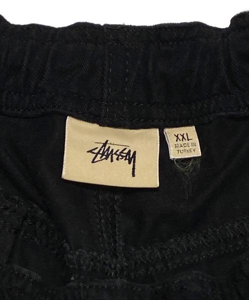 stussy（ステューシー）stussy (ステューシー) Airbrush Icon Beach Pant ブラック サイズ:XXLの古着・服飾アイテム