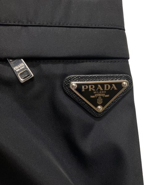 PRADA（プラダ）PRADA (プラダ) ナイロンスリーブTシャツ ブラック サイズ:Sの古着・服飾アイテム
