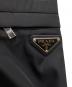 中古・古着 PRADA (プラダ) ナイロンスリーブTシャツ ブラック サイズ:S：75000円