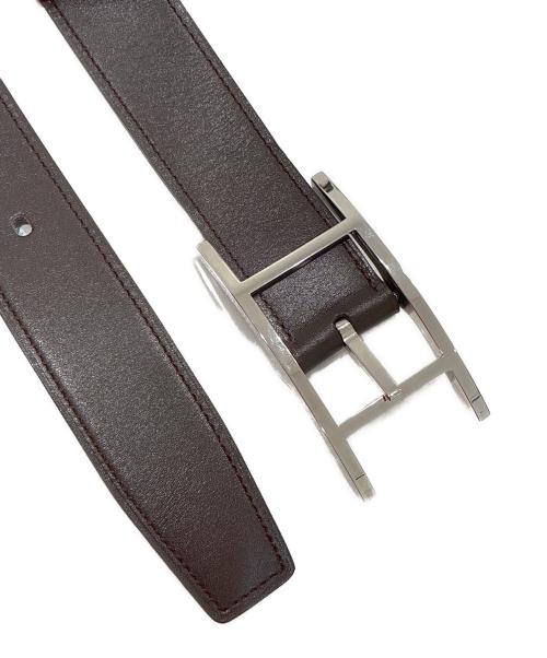 HERMES（エルメス）HERMES (エルメス) ベルト 《カンタン》 32 ダークブラウン サイズ:100の古着・服飾アイテム