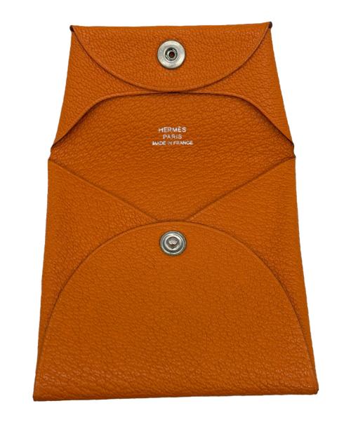 HERMES（エルメス）HERMES (エルメス) コインケース オレンジの古着・服飾アイテム