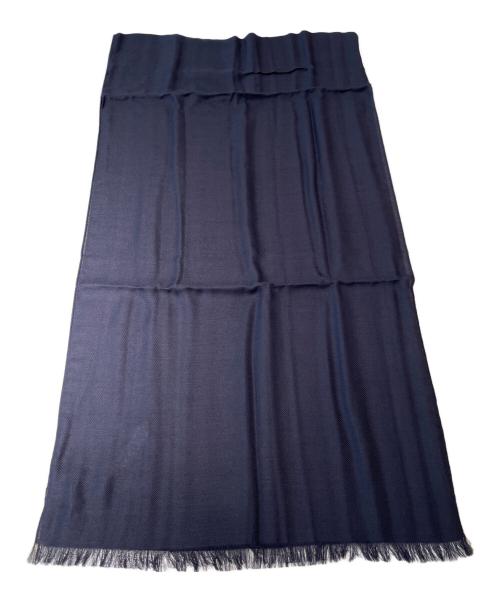 LORO PIANA（ロロピアーナ）LORO PIANA (ロロピアーナ) シルクカシミヤストール ネイビーの古着・服飾アイテム