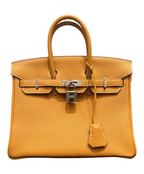 HERMES（エルメス）HERMES (エルメス) バーキン25/シルバー金具/トリヨンクレマンス/ブラウン系/W刻印  ブラウン系 サイズ:25の古着・服飾アイテム