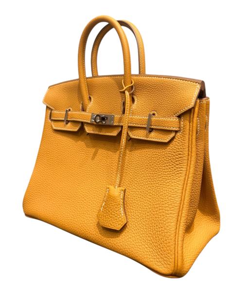HERMES（エルメス）HERMES (エルメス) バーキン25/シルバー金具/トリヨンクレマンス/ブラウン系/W刻印  ブラウン系 サイズ:25の古着・服飾アイテム